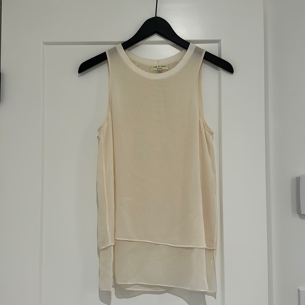 RAG & BONE cream blouse